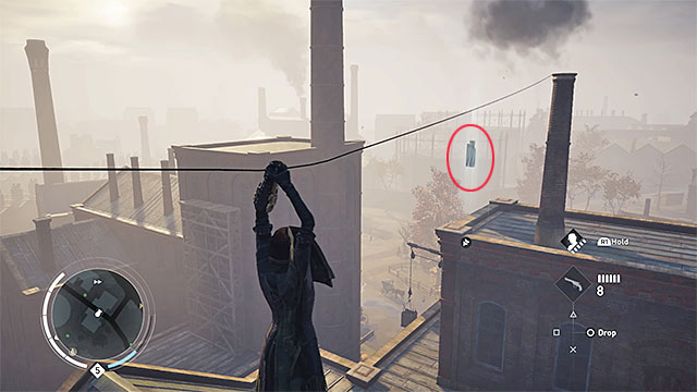 This rift is above one of the factory buildings in the North-Eastern corner of the district - Lambeth | Helix glitches - Helix glitches - Assassins Creed: Syndicate Game Guide & Walkthrough