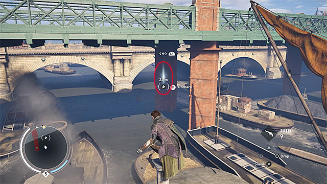 This rift is next to the Lambeth bridge, in the Southern part of the Thames - The Thames | Helix glitches - Helix glitches - Assassins Creed: Syndicate Game Guide & Walkthrough