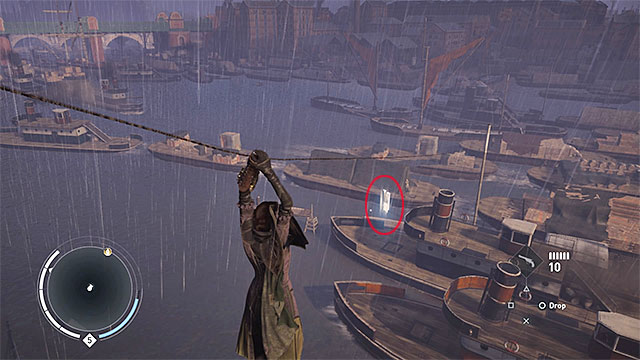 This rift is in the central part of the Thames and it is very high above - The Thames | Helix glitches - Helix glitches - Assassins Creed: Syndicate Game Guide & Walkthrough