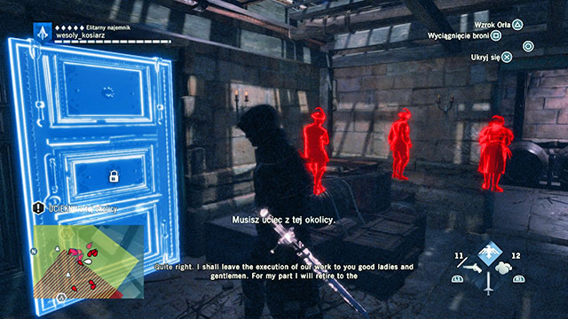 Open the door and youll surprise all three of them. - 01 - The Jacobin Club | Sequence 6 of AC Unity - Sequence 6 - Assassins Creed: Unity Game Guide & Walkthrough