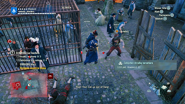 The guard has the key to the cage. - 02 - Rise of the Assassin | Sequence 11 of AC Unity - Sequence 11 - Assassins Creed: Unity Game Guide & Walkthrough