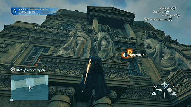 The first solution is in the Palace des Tuileries - Side quests | Tuileries map in AC Unity - Tuileries - Assassins Creed: Unity Game Guide & Walkthrough