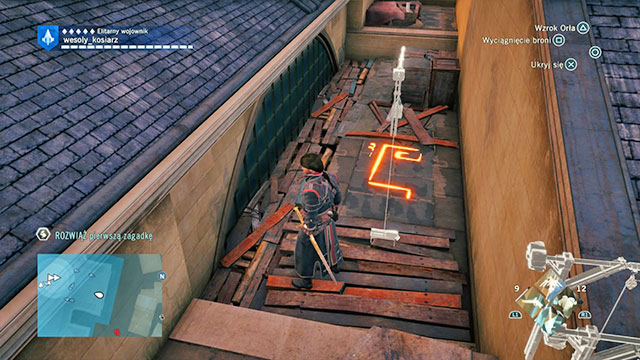 The first solution is in the Northern part of the Pantheon, on the roof, in the recess behind the facade - Side quests | Saint-Jacques map in AC Unity - Saint-Jacques - Assassins Creed: Unity Game Guide & Walkthrough