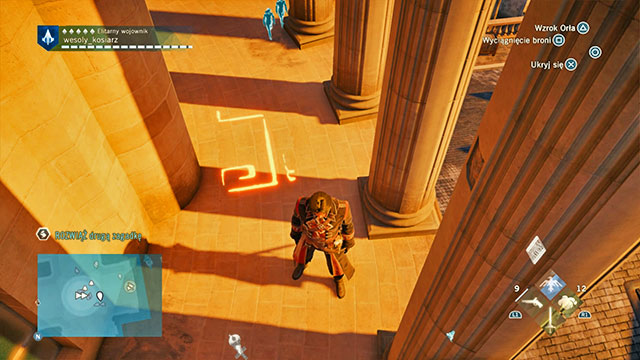The second solution is under the dome, atop the Pantheon, on the floor, next to one of the pillars, in the Southern part of the location, opposite the Nomad point - Side quests | Saint-Jacques map in AC Unity - Saint-Jacques - Assassins Creed: Unity Game Guide & Walkthrough