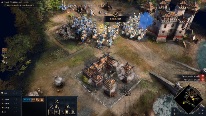 Follow the path to Lumen and eliminate all enemies you encounter along the way - Age of Empires 4: Blockade at Lumen Shan (The Mongol Empire) - walkthrough - The Mongol Empire - Age of Empires 4 Guide