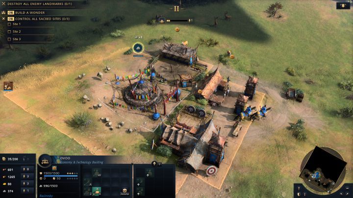 Mongols start with the maximum population, so they don't have to build houses, which saves time and resources - Age of Empires 4: Mongols - civilization - Civilizations - Age of Empires 4 Guide