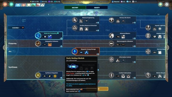 Static Buildup Module is an improvement that is perfect for many turns. - Assembly | Factions in Age of Wonders Planetfall - Factions - Age of Wonders Planetfall Guide