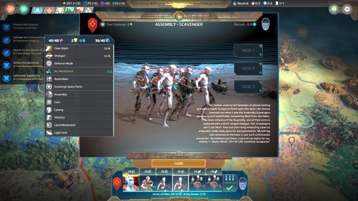 Most units can heal themselves by using melee attacks. - Assembly | Factions in Age of Wonders Planetfall - Factions - Age of Wonders Planetfall Guide