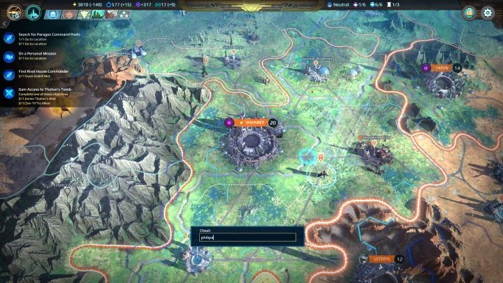 After pressing the keys, a small window will appear at the bottom of the screen where you can type commands. - Console commands in Age of Wonders Planetfall - The Basics - Age of Wonders Planetfall Guide
