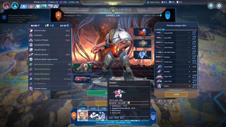 Modifications even allow you to turn heroes into completely different units. - Modifying divisions and units in Age of Wonders Planetfall - Army - Age of Wonders Planetfall Guide