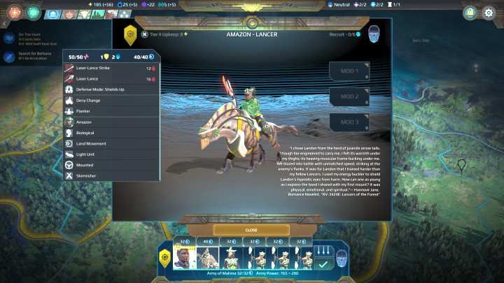 Amazon units have good mobility. - Amazon | Factions in Age of Wonders Planetfall - Factions - Age of Wonders Planetfall Guide