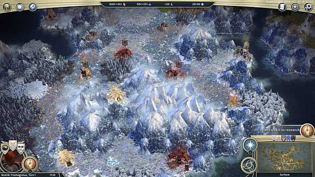 Revealing the map in the game settings makes the game much easier. - Map Exploration - World Map - Age of Wonders III - Game Guide and Walkthrough