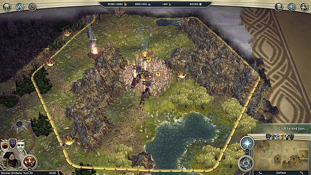 The last ones on the black list- Grimdotter and his Throne City. - Underground Eruption - walkthrough - The Elven Court Campaign - Age of Wonders III - Game Guide and Walkthrough