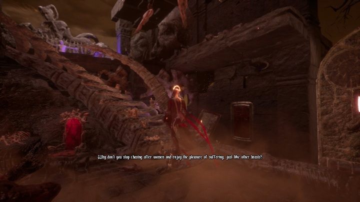 When you enter the room, you have to go to the very top - Part 2 The Floating Forest | Agon Walkthrough - Walkthrough - Agony Game Guide