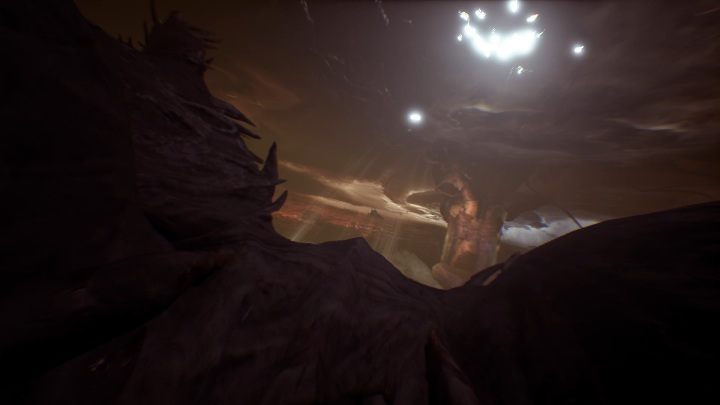 The game plays a cut-scene on the last rock - a monster will move you to another place - Part 2 The Floating Forest | Agon Walkthrough - Walkthrough - Agony Game Guide