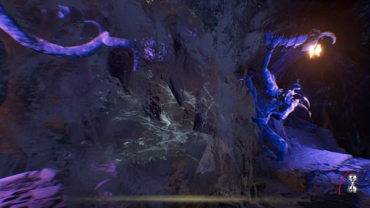 Reach a purple fire at the top - Part 3 The Frozen Fire | Agon Walkthrough - Walkthrough - Agony Game Guide