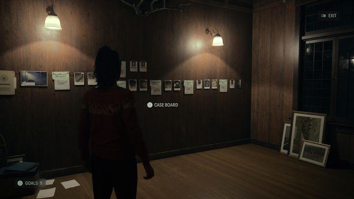 You are free to move around the room and interact with the sections described above - Alan Wake 2: Mind place - Basics - Alan Wake 2 Guide