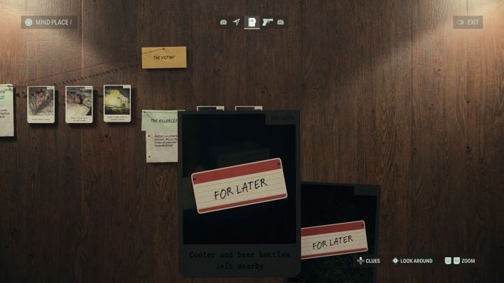 4 - Alan Wake 2: The murder site scene at Cauldron Lake puzzle - Main storyline - Alan Wake 2 Guide