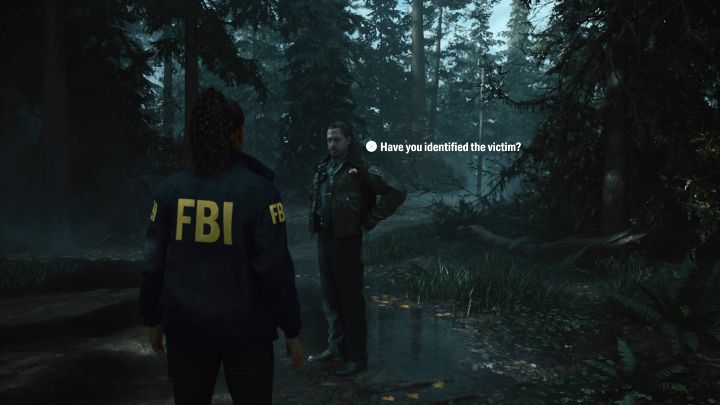 5 - Alan Wake 2: The murder site scene at Cauldron Lake puzzle - Main storyline - Alan Wake 2 Guide