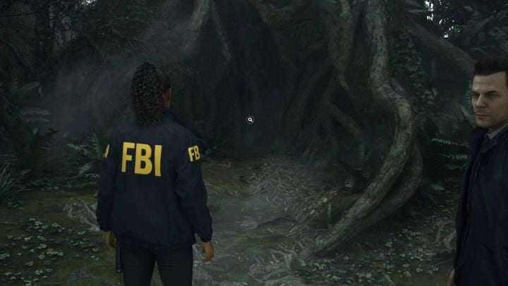 8 - Alan Wake 2: The murder site scene at Cauldron Lake puzzle - Main storyline - Alan Wake 2 Guide