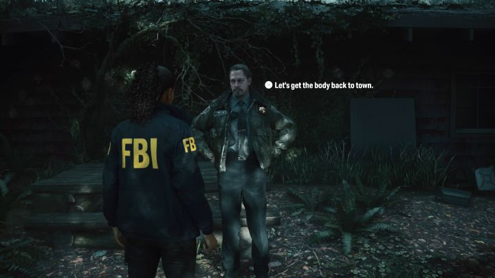 9 - Alan Wake 2: The murder site scene at Cauldron Lake puzzle - Main storyline - Alan Wake 2 Guide