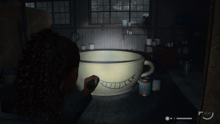 4 - Alan Wake 2: Padlock puzzle in Kalevala Knights Workshop in Watery - Main storyline - Alan Wake 2 Guide