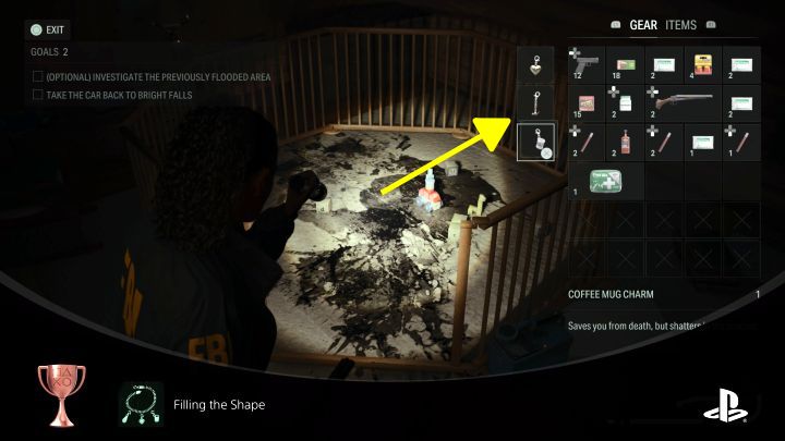 How to unlock: Place a Charm in all of the bracelet's slots - Alan Wake 2: List of all Trophies / Achievements, trophy guide - Appendix - Alan Wake 2 Guide