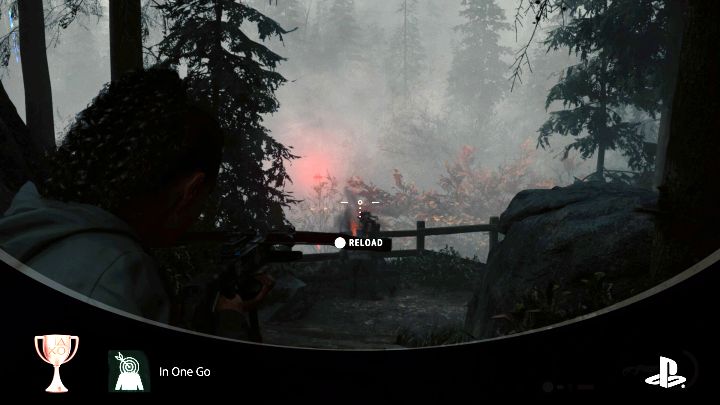 How to unlock: Defeat an enemy with a single shot from the Crossbow - Alan Wake 2: List of all Trophies / Achievements, trophy guide - Appendix - Alan Wake 2 Guide