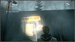 Next page is in a small building located in the second supply point, next to a place, where you encounter three enemies - Alan Wake: Episode 1 Nightmare - list of manuscript pages - Manuscript - Alan Wake Game Guide & Walkthrough