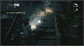Youll reach a crane, and a rail wagon will fall from the sky right next to you - Alan Wake: Episode 6 Departure - walkthrough - Walkthrough - Alan Wake Game Guide & Walkthrough