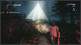 Move towards the farm, but you should still watch, as there are more bear traps on your way - Alan Wake: Episode 1 The Truth Part 2 - walkthrough - Walkthrough - Alan Wake Game Guide & Walkthrough