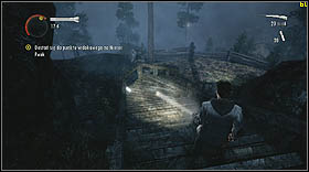 After the fight get back to the highest floor, jump over the hole and then jumps down to the ground - Alan Wake: Episode 1 Ransom Part 2 - walkthrough - Walkthrough - Alan Wake Game Guide & Walkthrough