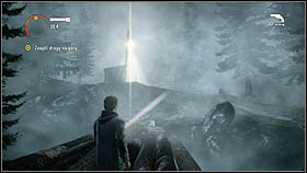 Climb up the logs by using the ladder - Alan Wake: Episode 1 Nightmare Part 2 - walkthrough - Walkthrough - Alan Wake Game Guide & Walkthrough