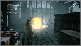 The wood on your left is painted, you can see it thanks to your flashlight - Alan Wake: Episode 1 Nightmare Part 2 - walkthrough - Walkthrough - Alan Wake Game Guide & Walkthrough