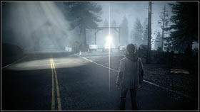 Once you gain control of Alan Wake, look at the light source above the character - Alan Wake: Episode 1 Nightmare Part 1 - walkthrough - Walkthrough - Alan Wake Game Guide & Walkthrough