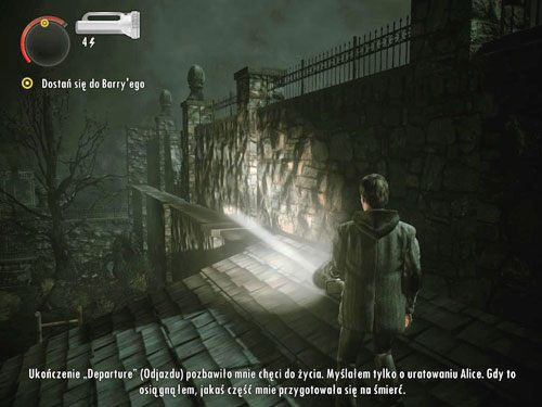 Inside the shed youll find words adding batteries, ammo and the ladder (climb) - Alan Wake: DLC 2 The Writer Part 1 - walkthrough - Walkthrough - Alan Wake Game Guide & Walkthrough