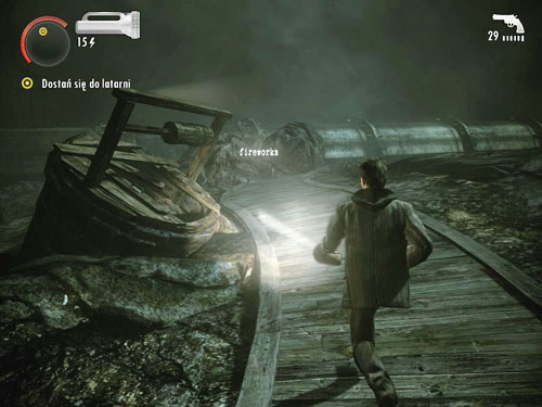 Keep going until you reach a tree - Alan Wake: DLC 2 The Writer Part 2 - walkthrough - Walkthrough - Alan Wake Game Guide & Walkthrough