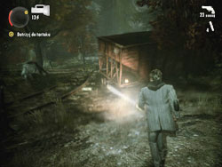 After you get inside the woods full of fireworks and explosions, youll find a coal car with alarm clock in the corner - Alan Wake: Alarm clocks - list - Collectibles (DLC) - Alan Wake Game Guide & Walkthrough