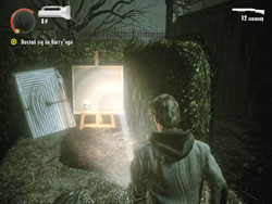 Inside the maze - when you get to the statue, turn to the left and youll reach it - Alan Wake: Night Springs Video Games - list - Collectibles (DLC) - Alan Wake Game Guide & Walkthrough