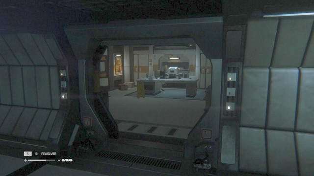 Go along the corridor until you reach the room - Go back to Taylor with the medicine - Walkthrough - Alien: Isolation - Game Guide and Walkthrough