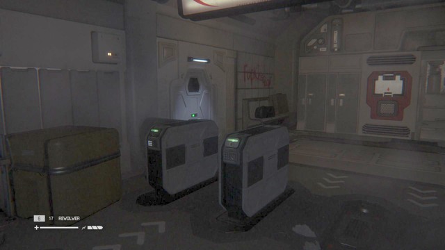Walk through the corridor near Samuels and Taylor - Reactivate the Transit - Walkthrough - Alien: Isolation - Game Guide and Walkthrough