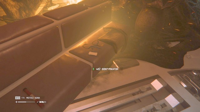 An ID Tag lies on a bench next to a body (only available during the last mission) - Station Maintenance - Missing persons and Archive Logs - Alien: Isolation - Game Guide and Walkthrough