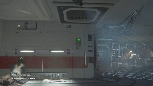 Go through the door and to the end of the hallway - Restore access to Distribution - Walkthrough - Alien: Isolation - Game Guide and Walkthrough