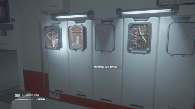 In the next room, at its other side, you will see the first lever - Restore access to Distribution - Walkthrough - Alien: Isolation - Game Guide and Walkthrough