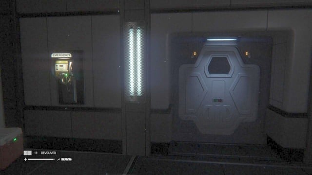 At the nearest turn, take left - Find a way to the Colonial Marshal Bureau - Walkthrough - Alien: Isolation - Game Guide and Walkthrough