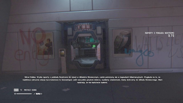 Exit the elevator and save the game - Find a way for the Torrens to dock - Walkthrough - Alien: Isolation - Game Guide and Walkthrough