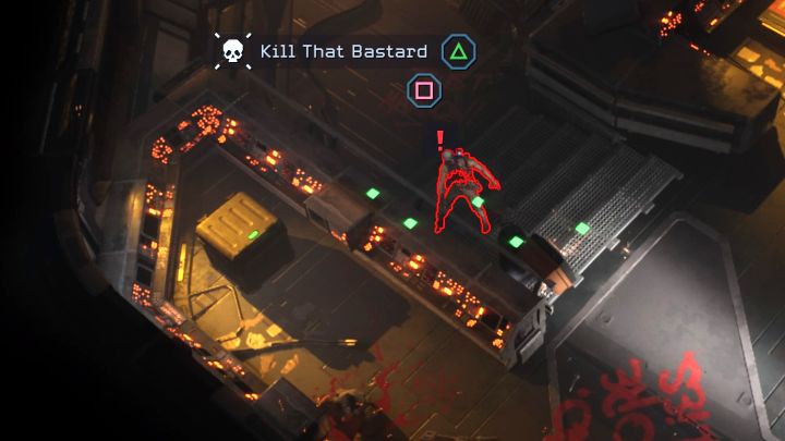 The text Kill That Bastard may appear when hovering the cursor over an enemy within the squad's field of vision - Aliens Dark Descent: What does the command Kill That Bastard mean? - FAQ - Aliens Dark Descent Guide
