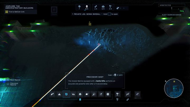 We recommend using a sniper rifle for - Aliens Dark Descent: How to use a sniper rifle for stealth kills? - FAQ - Aliens Dark Descent Guide