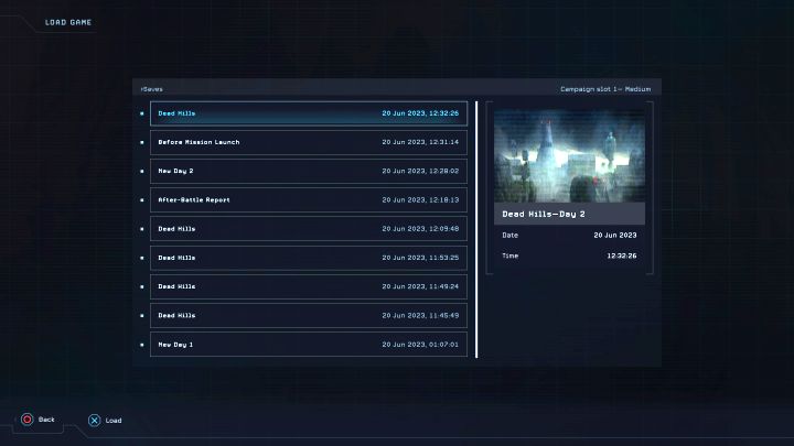 In the main menu or in the pause menu you can choose the option to load the game - Aliens Dark Descent: Can you save the game? - FAQ - Aliens Dark Descent Guide