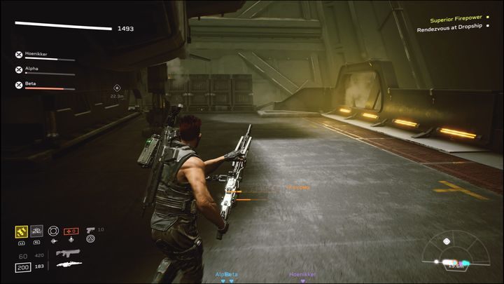 The final interaction will be to approach the console and activate it - Aliens: Fireteam Elite: Extract - walkthrough - Top priority - Aliens Fireteam Elite - guide, how to read